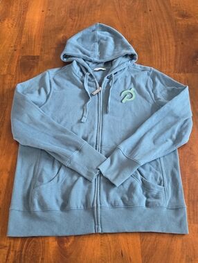 Peloton Blue Full-Zip Hoodie Size XL